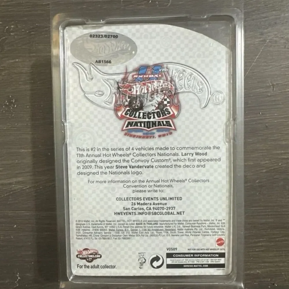 2011 Hot Wheels 11th Nationals Convention Ohio Convoy Custom #1246